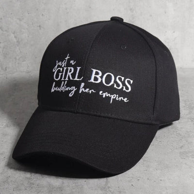 Black “Girl Boss” Hat - Reinventing Glamour
