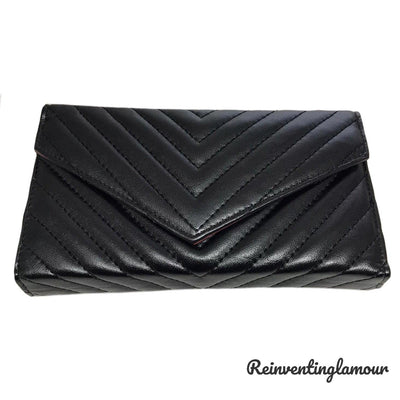 Black “Hottie” Wallet - Reinventing Glamour