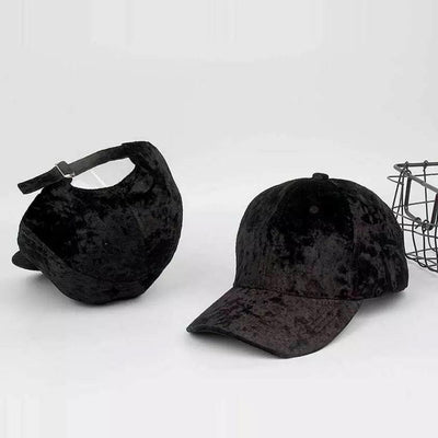 Black Velvet Hat - Reinventing Glamour
