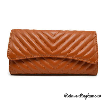 Brown “Beauty” Wallet - Reinventing Glamour