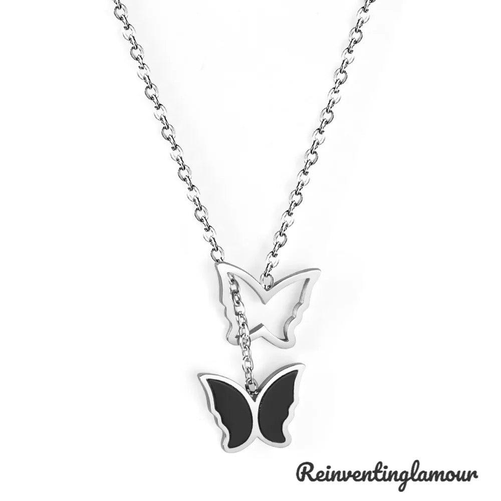 Butterfly Necklace (Stainless Steel) 16 – Reinventing Glamour