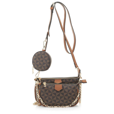 Deluxe 3 Piece Crossbody Set - Reinventing Glamour