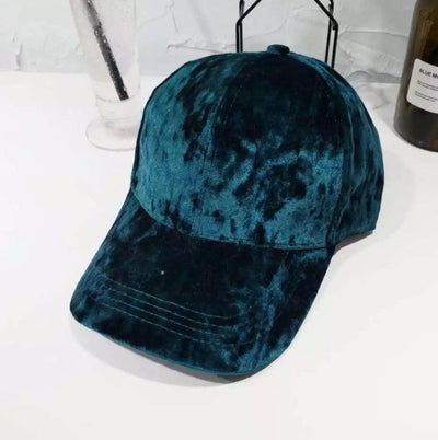 Green Velvet Hat - Reinventing Glamour
