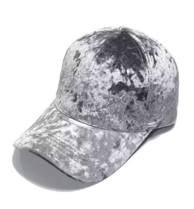 Grey Velvet Hat - Reinventing Glamour