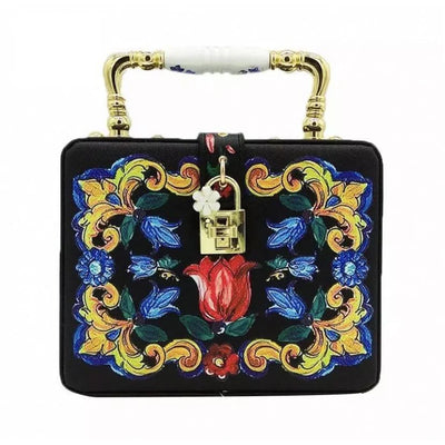 Versailles Box Handbag Unique Purse Vintage - Reinventing Glamour