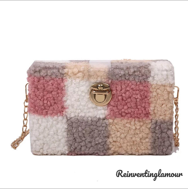 “Mary” Sherpa Clutch - Reinventing Glamour
