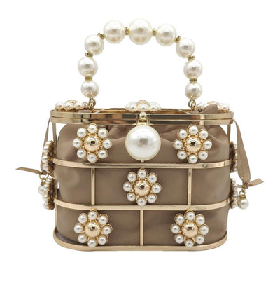 Pearl Flower Handbag - Reinventing Glamour