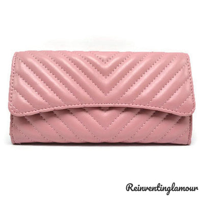 Pink “Beauty” Wallet - Reinventing Glamour
