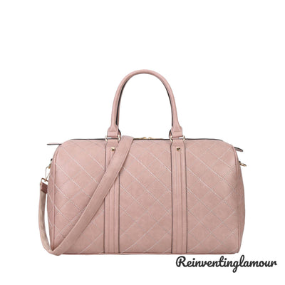 Pink “Travel” Duffle - Reinventing Glamour