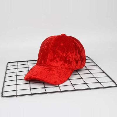 Red Velvet Hat - Reinventing Glamour