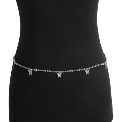 Silver Butterfly Waist Jewelry 1 - Reinventing Glamour