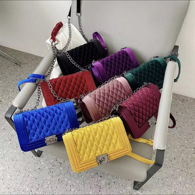 Velvet “Classy Lady” Handbags - Reinventing Glamour