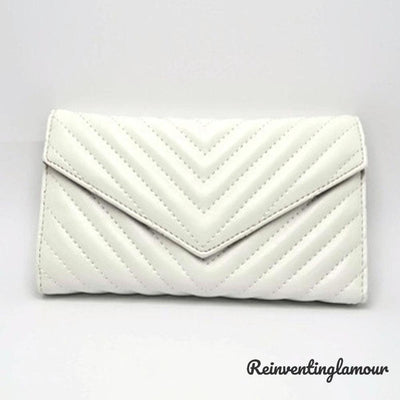 White “Hottie” Wallet - Reinventing Glamour