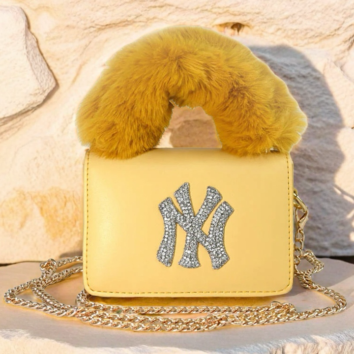 Bling NY Furry Mini Bag – Reinventing Glamour