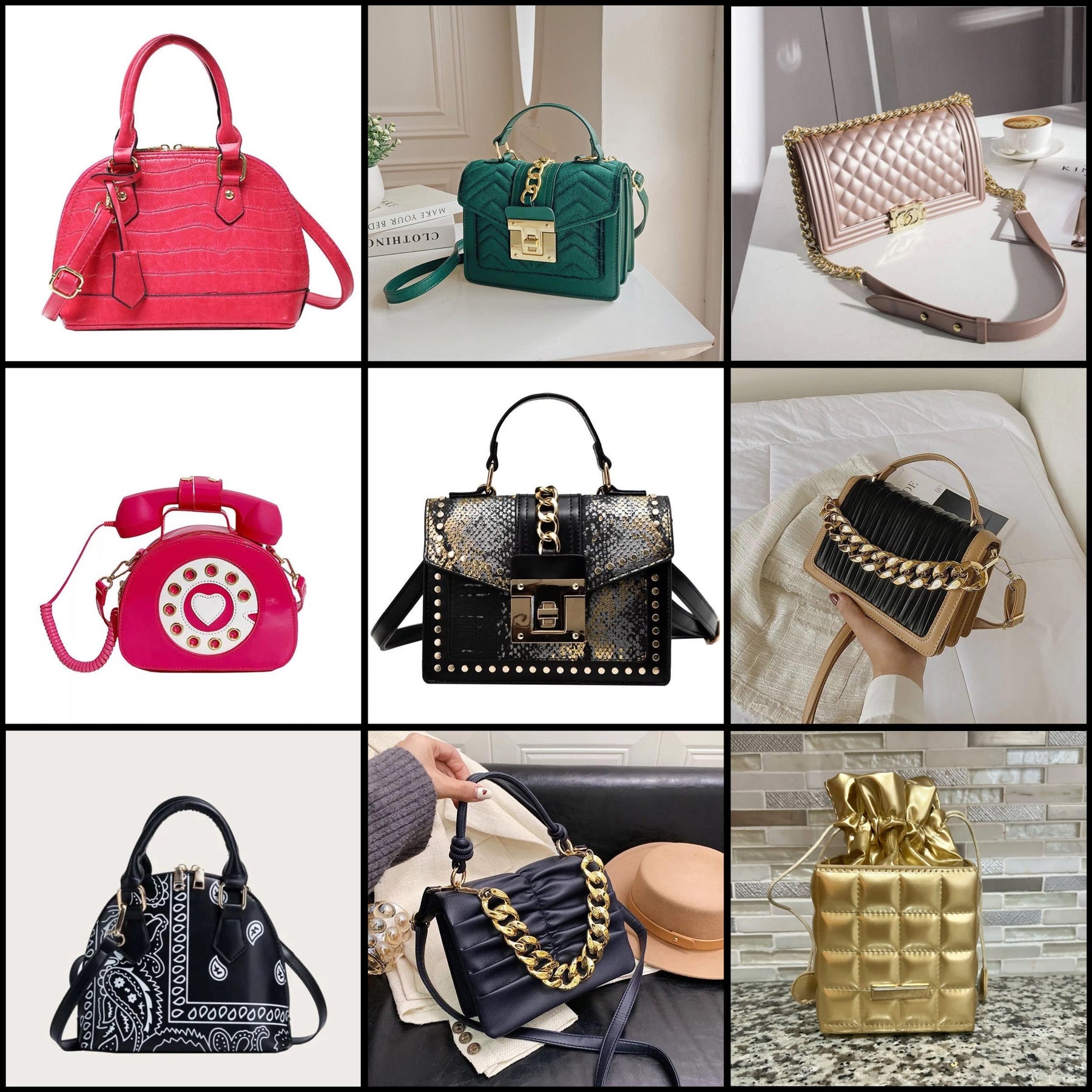 Fashion Designer Bag Luxury Bags Shoulder Bags Handbag For Womens Metal  Chains Small Purse Women Handbags Genuine Leather Lady Purses Versatile  Quality Wholesale From Trendybags01, $54.35 | DHgate.Com