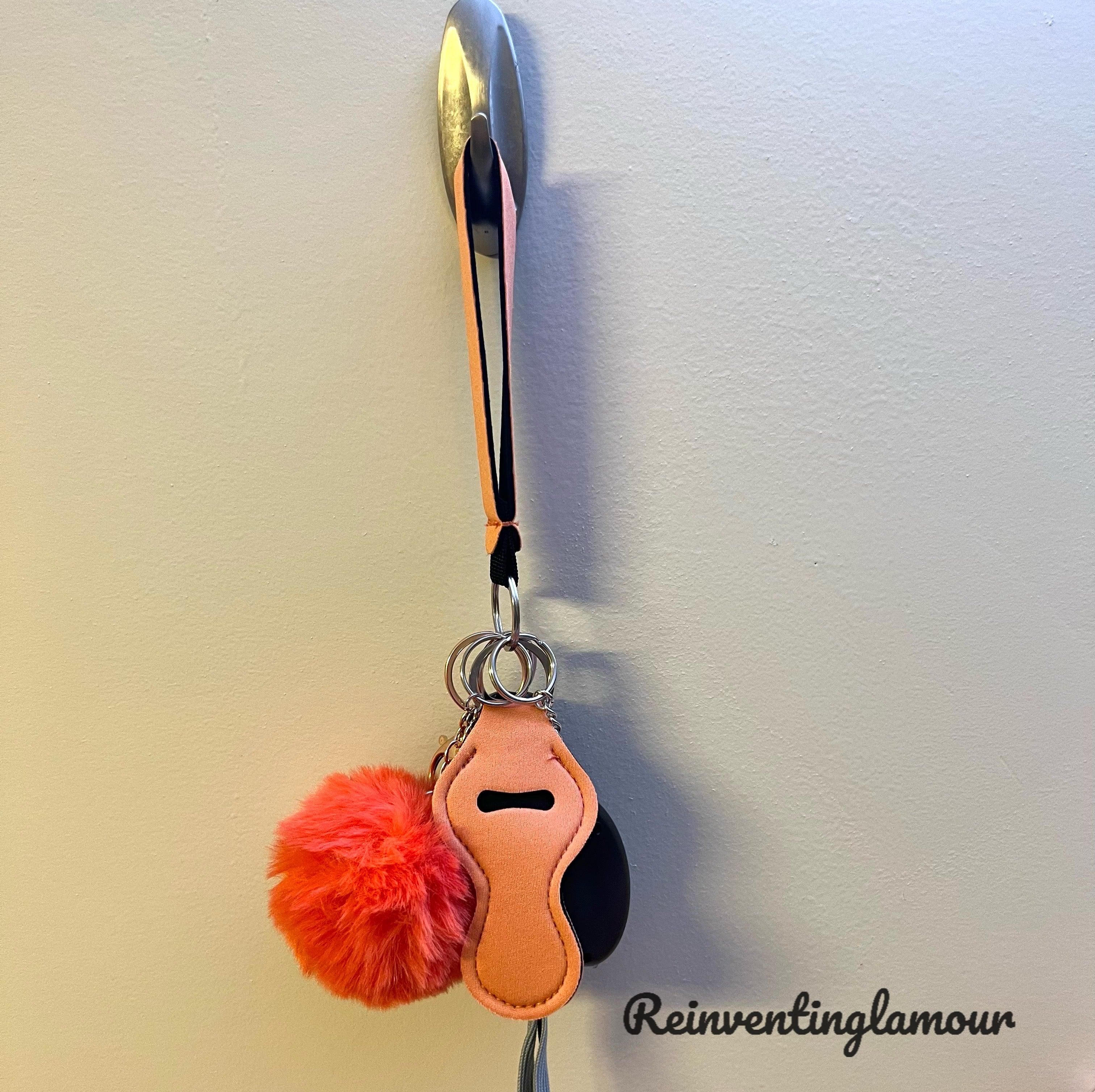 Peach “Safety” Keychain – Reinventing Glamour